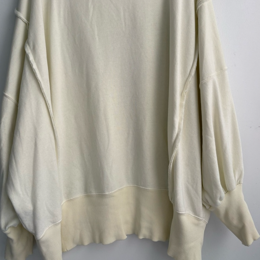 Free People We The Free Graphic Camden Pullover in Cream - Picture 6 of 6